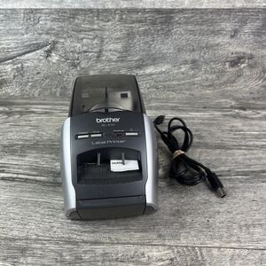 Brother QL-570 Professional Thermal Label Printer w/Cord &  No Pwr Cord Untested